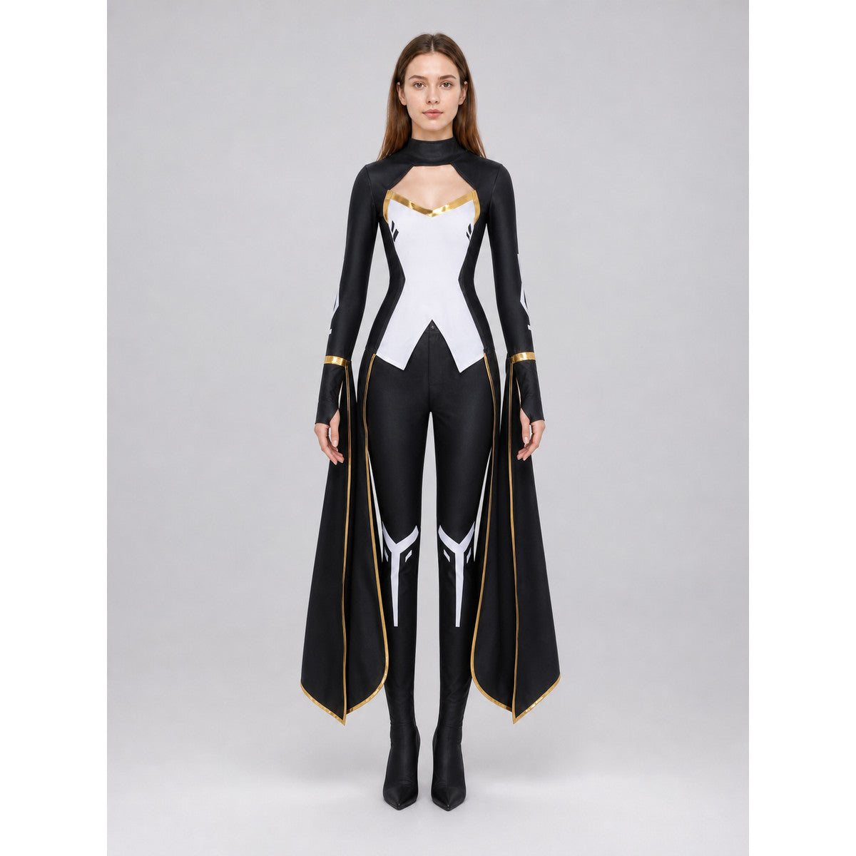Storm Cosplay Costume, Black and White Set