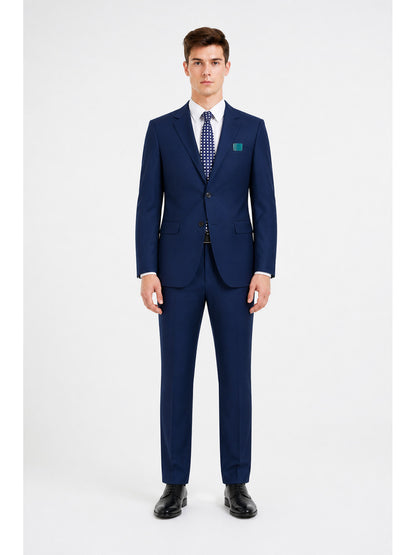 Dark Navy Cosplay Suit with Tie main product view