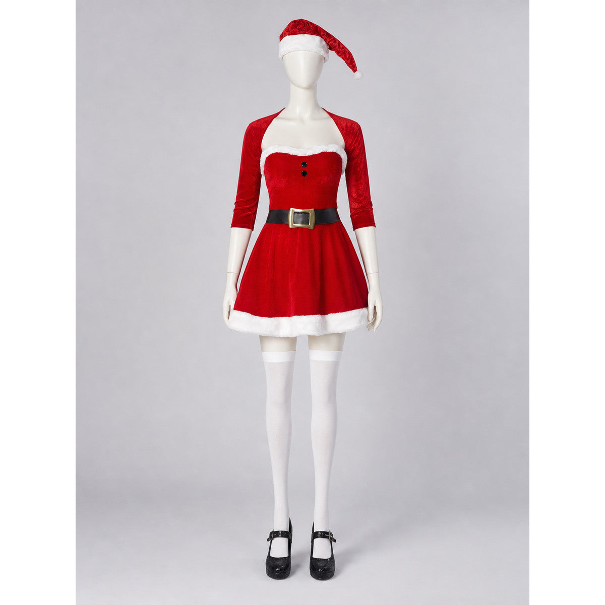 Christmas Costume: Red Dress with Belt
