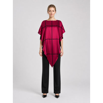 Beetlejuice Cosplay Costume with Cape and Pants on-model view