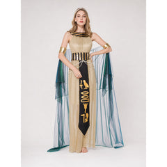 Egyptian-Style Carnival Dress with Draping
