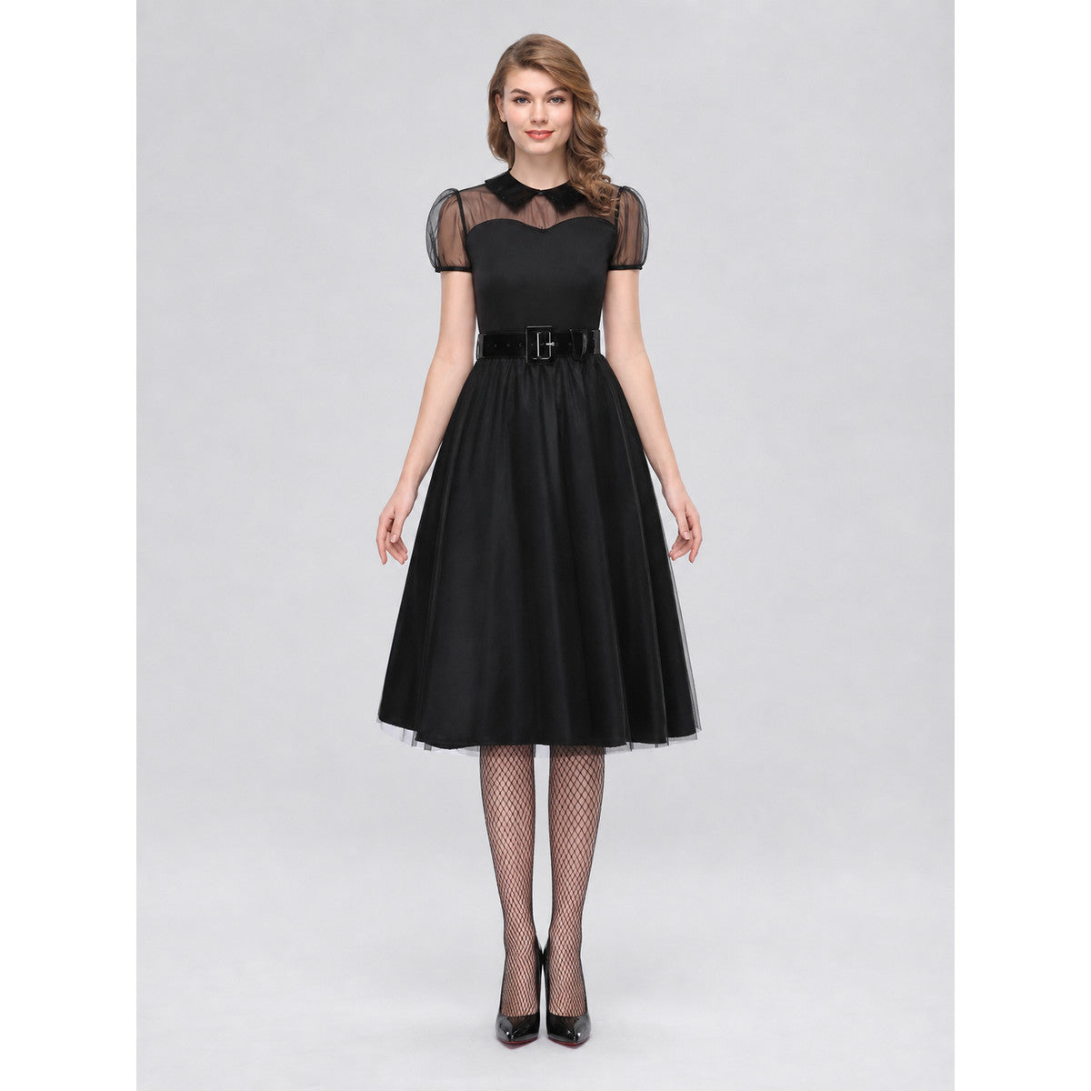 Halloween Costume: Dress, Hat, and Belt