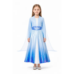 Children's Blue Long-Sleeve Dress Costume