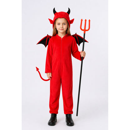 Demon Costume with Wings, Tail, and Trident main product view