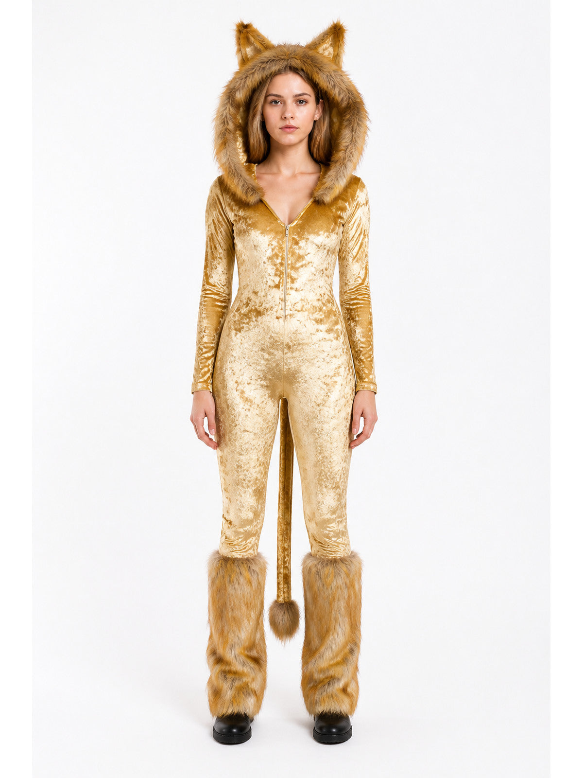 Costume jumpsuit with ears and tail main product view