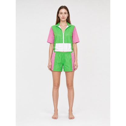 Sports Set: Zip-Up Jacket and Shorts