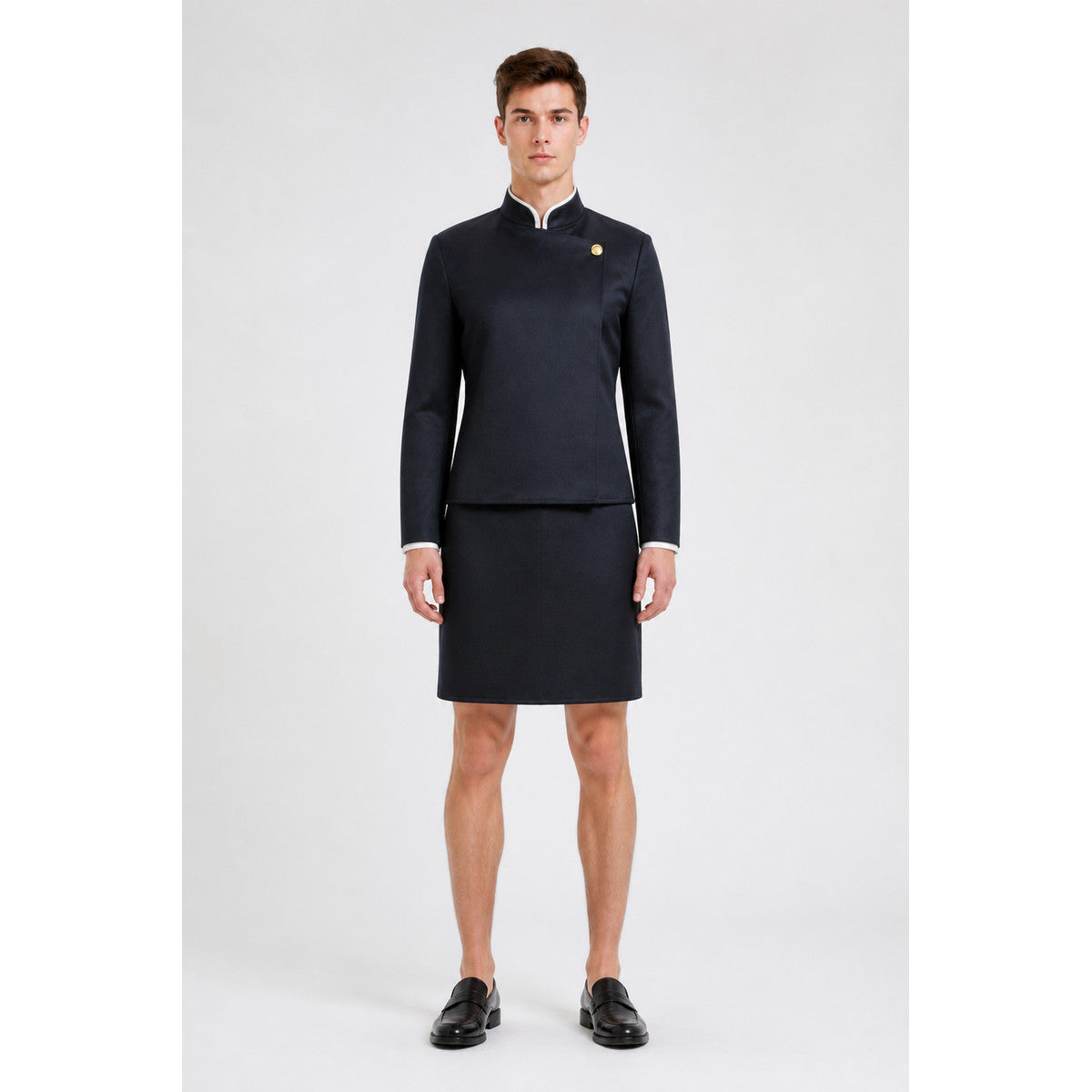 JJK Cosplay Costume, Black School Uniform with Skirt main product view