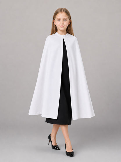 Description: White shoe covers—a pair of accessories for completing a costume front view