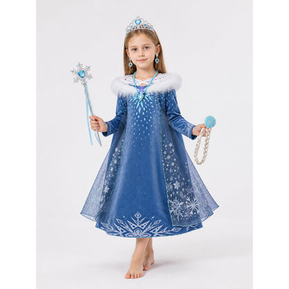Snow Queen Costume for Halloween and Cosplay main product view