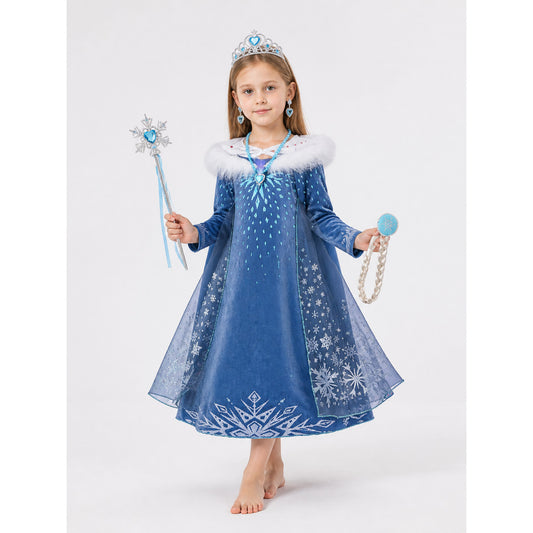 Snow Queen Costume for Halloween and Cosplay main product view