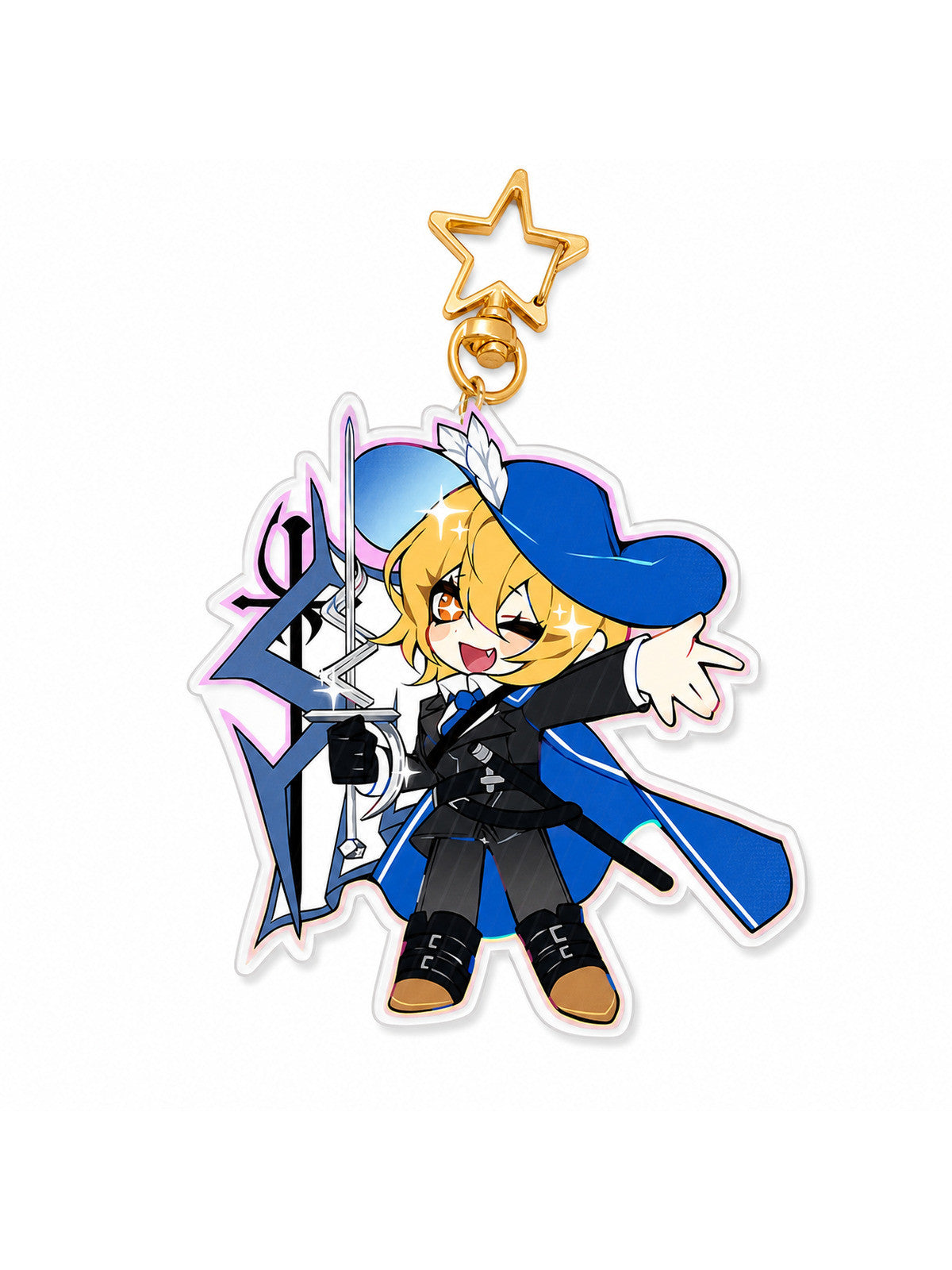 Limbus Company Women Key Ring Chain for Pants Kids Pendant Brelok Friend Gift
