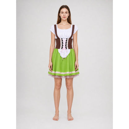 Folk-style dress for stage performances and events
