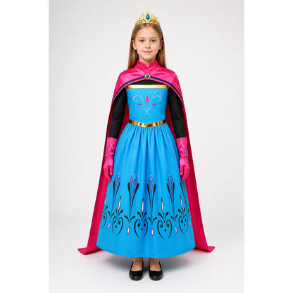 Princess Costume with Cape and Crown main product view