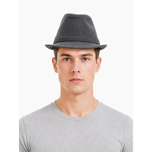 Carnival fedora hat with decorative ribbon