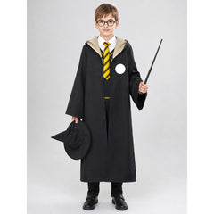 Halloween Wizard Costume with Robe and Hat