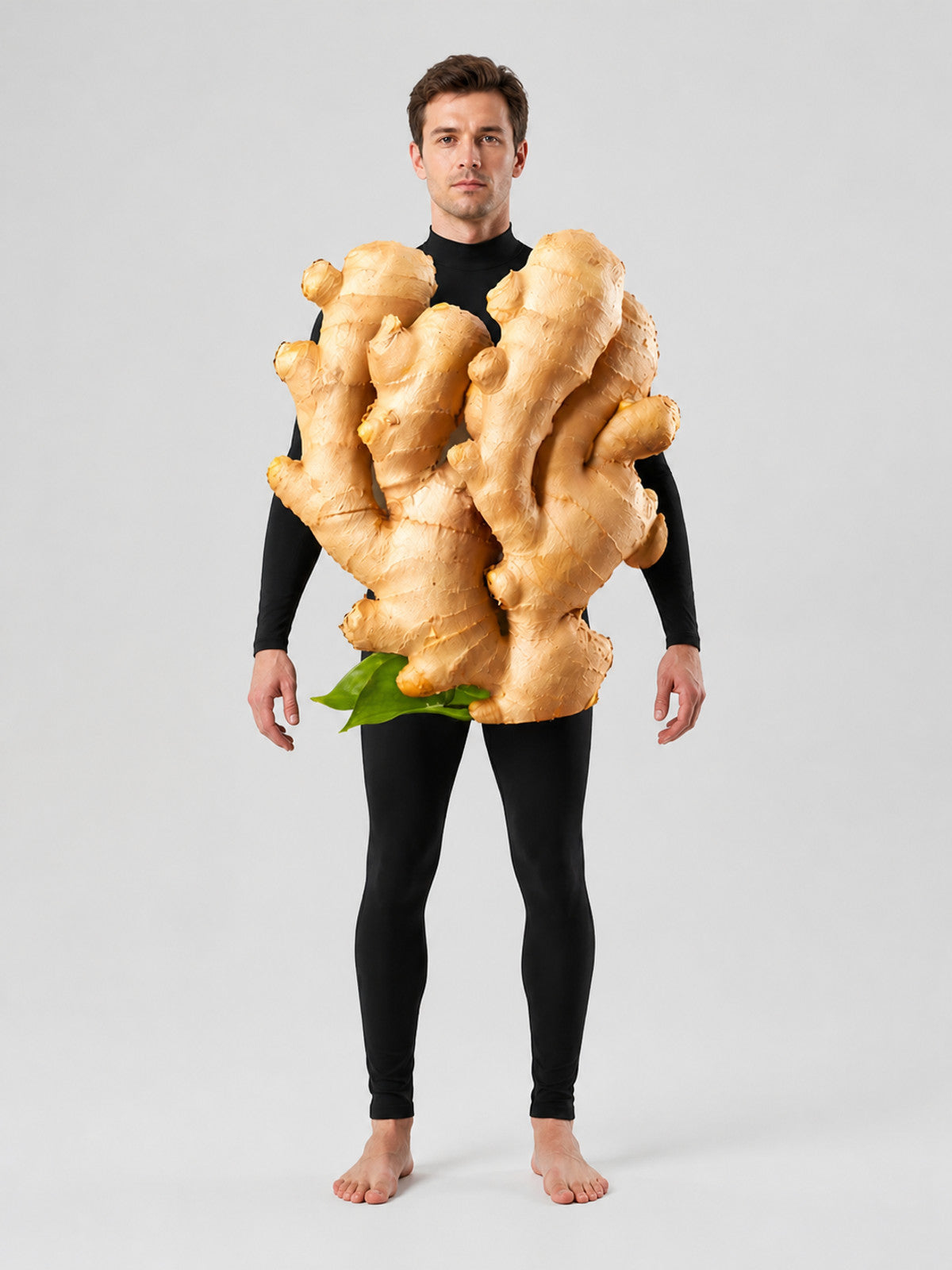 3D Ginger Costume for Cosplay and Performances on-model view
