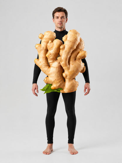 3D Ginger Costume for Cosplay and Performances on-model view