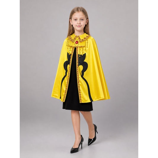 Yellow Costume Cape with Dragon Hat