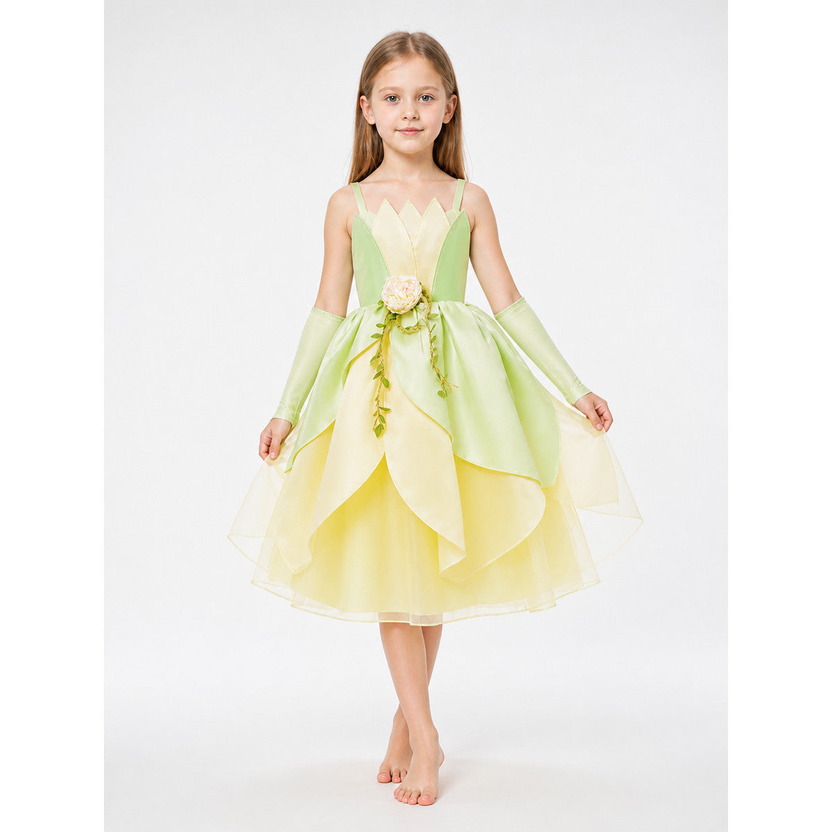 Light Green Princess Costume for Halloween main product view