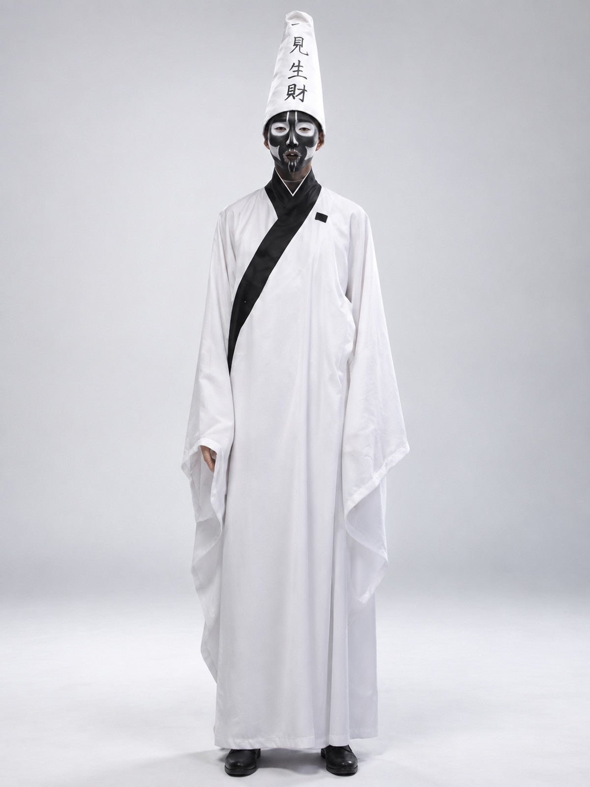 Adult Halloween Carnival Costume with Cone Hat