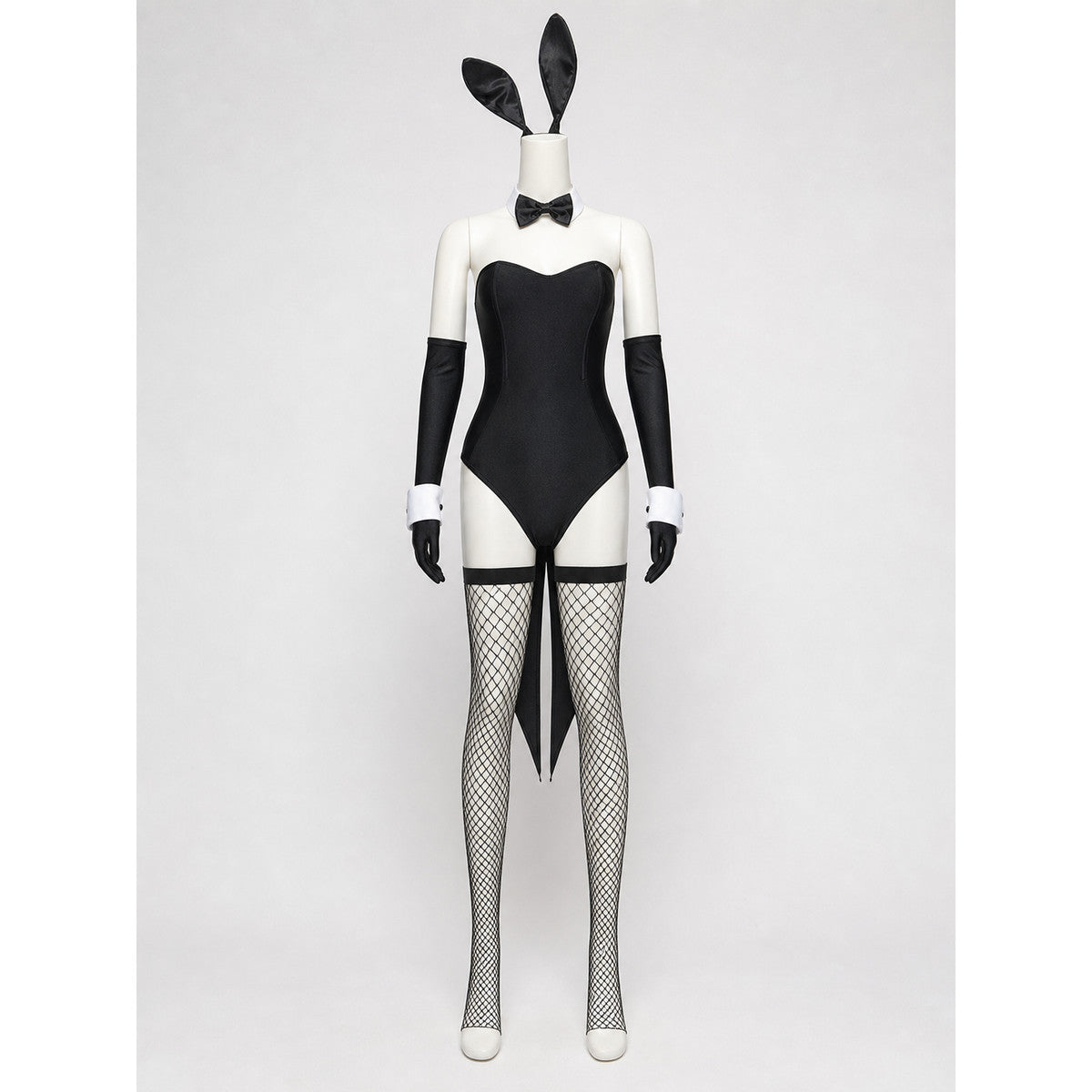 Bunny Costume with Ears, Bows, and Gloves