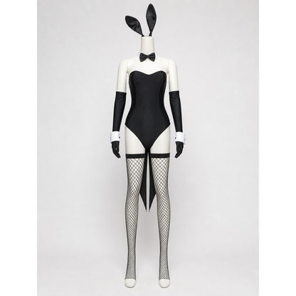Bunny Costume with Ears, Bows, and Gloves