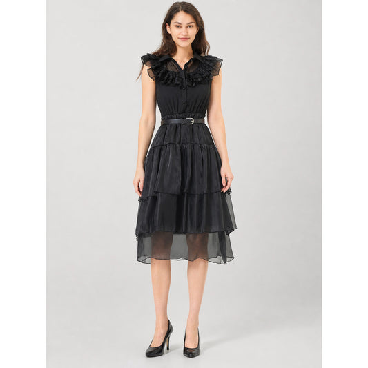 Wednesday Addams Cosplay Dress, Punk Style