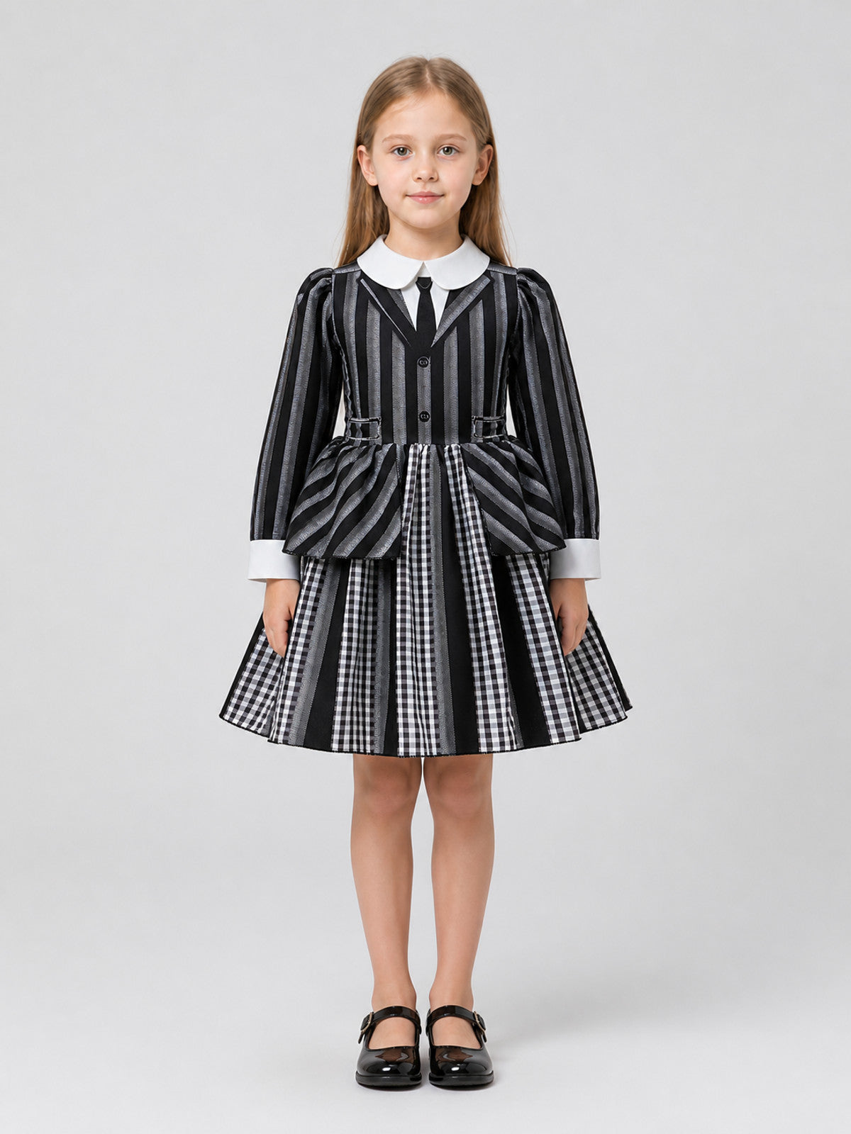 School-Style Stage Dress for Cosplay on-model view
