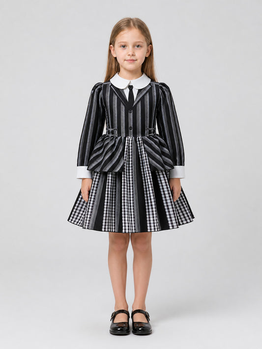 School-Style Stage Dress for Cosplay on-model view