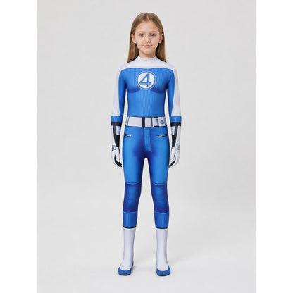 Fantastic Four Number 4 Jumpsuit for Cosplay on-model view