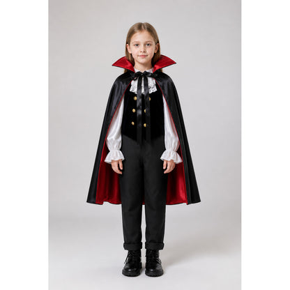 Reversible Carnival Cape, Red and Black main product view