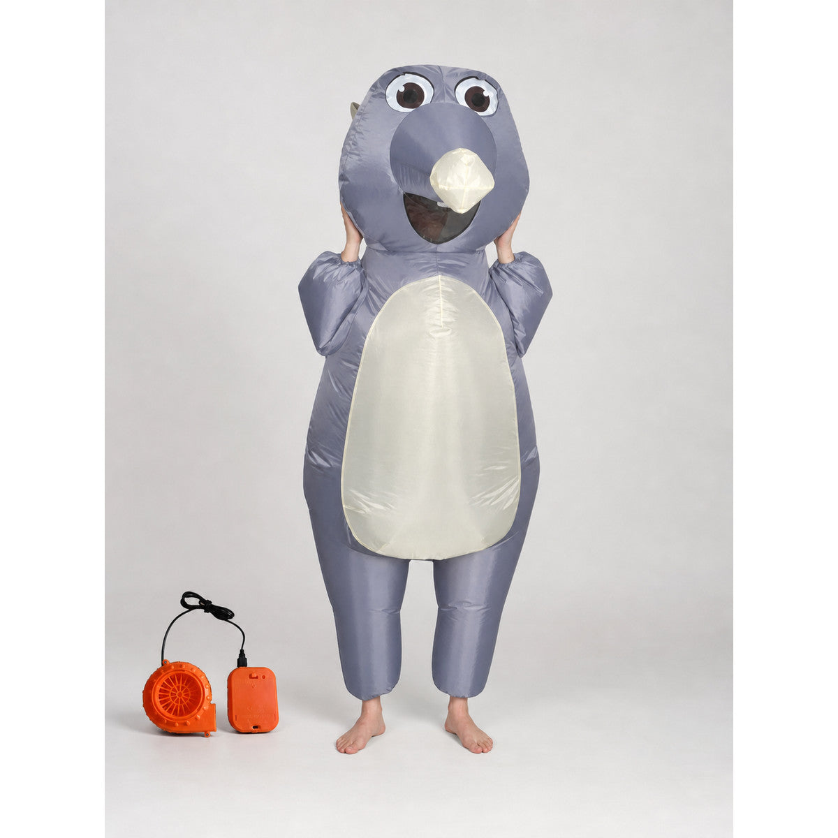 Inflatable Mouse Costume with Fan for Parties on-model view