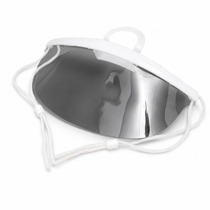 10/5/1x Plastic Clear Mask Shield Anti-Fog Reusable Restaurant Food Handlers Beauty Chef Waiter Protective Mask Open Face Guard