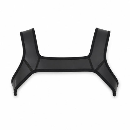 Men Bondage Suits For Stage Wear Leather Straps Armor Dog Headgear Costumes Party Costumes Role-playing Props Halloween Carnival - Color:Black