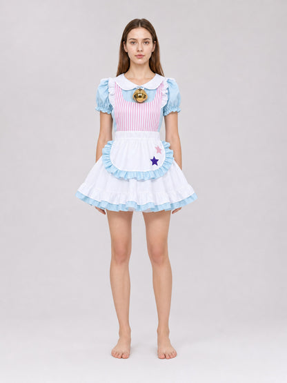 Maid-Style Cosplay Costume Dress front view