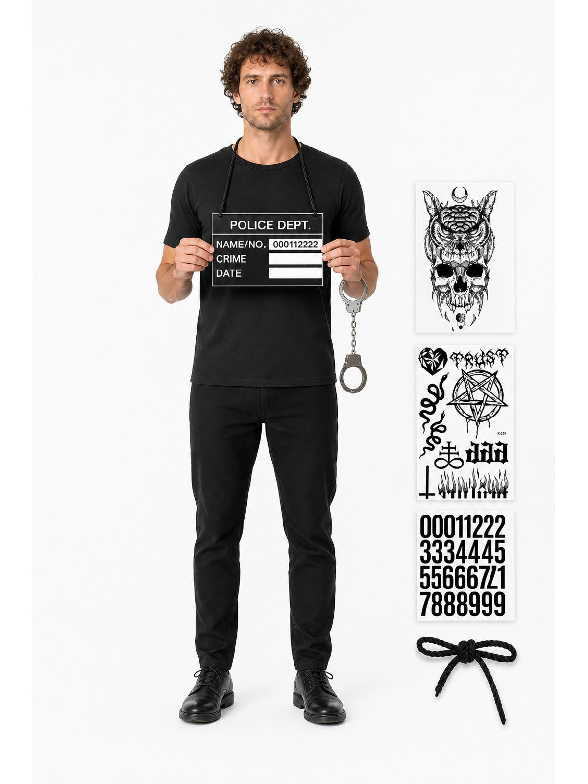 Prison Accessories Set for Role-Play Cosplay main product view