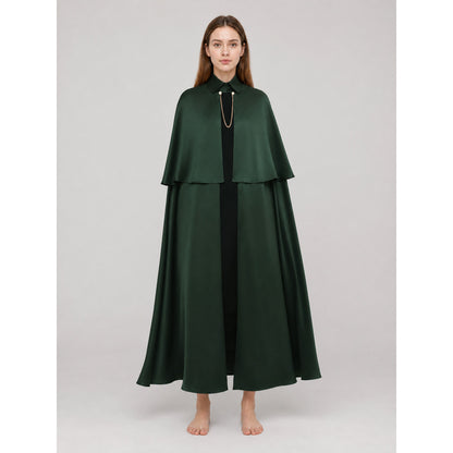 Green Gothic Cloak Cape for Cosplay