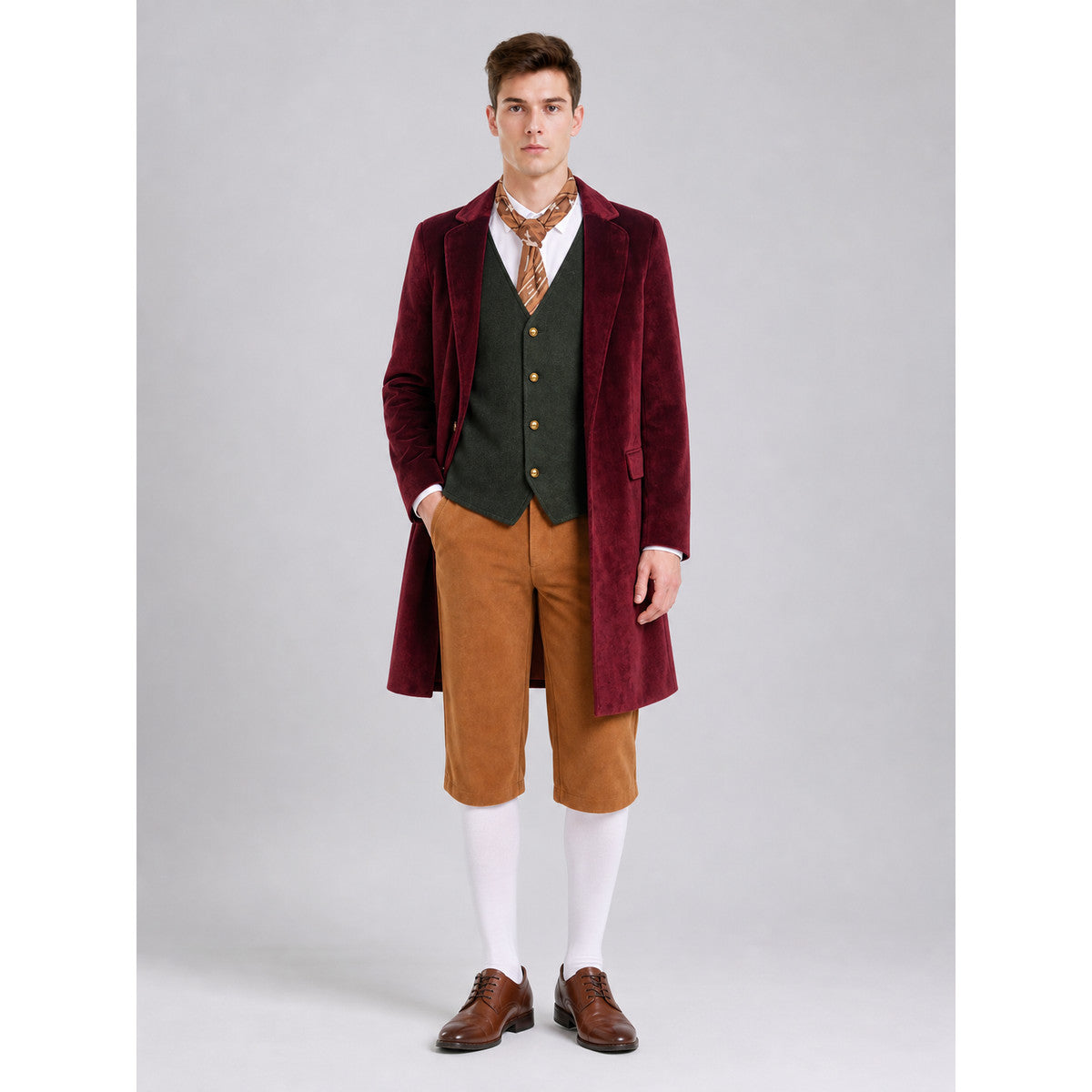 Bilbo Baggins Cosplay Costume, Five-Piece Set
