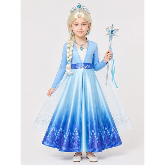 Snow Queen Carnival Costume for Halloween main product view