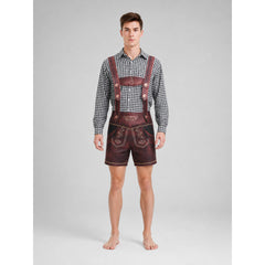 Plaid Long-Sleeve Party Shirt