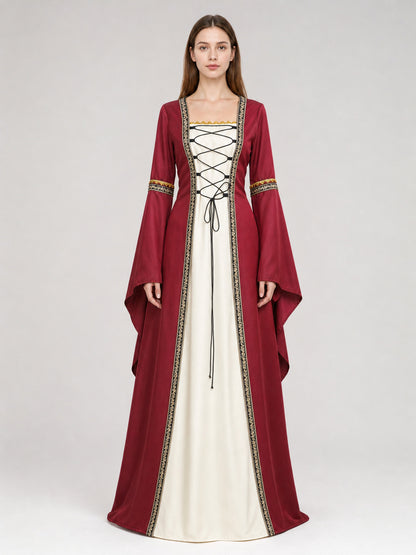 Medieval Dress for Cosplay and Celebrations front view