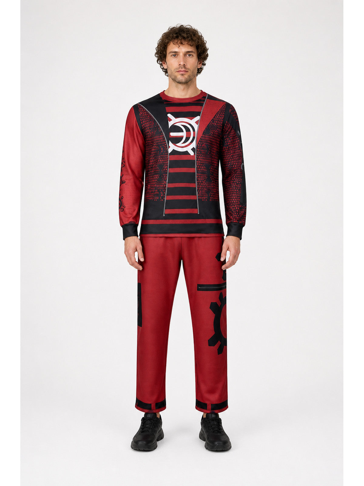 Children's Victor Costume, Red and Black, for Halloween main product view