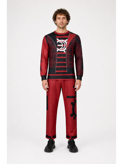 Children's Victor Costume, Red and Black, for Halloween main product view