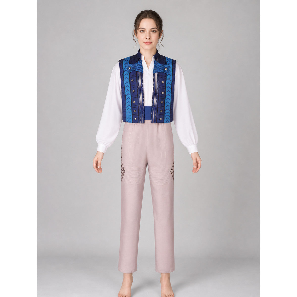 Elphaba Carnival Costume with Vest and Trousers