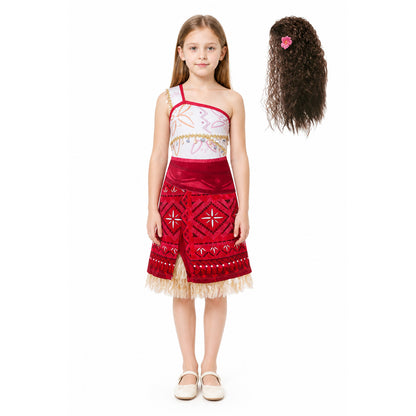 Moana Sleeveless One-Shoulder Dress Costume main product view