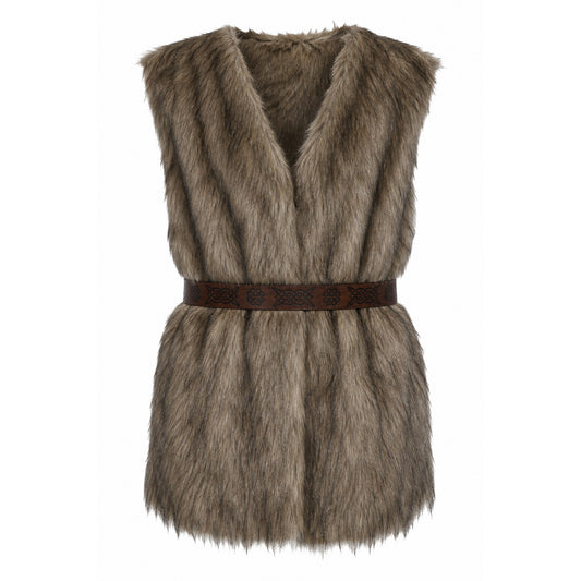 Fur Caveman Costume with Belt