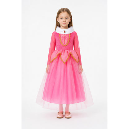 Princess Dress with White Collar and Full Skirt main product view