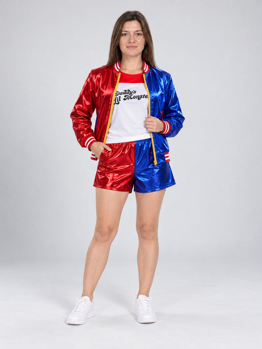 3-Piece Carnival Costume: Jacket, T-Shirt, Shorts