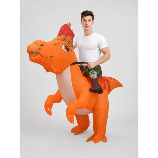Inflatable Dinosaur Costume for Halloween and Parties