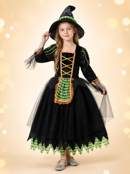 Witch Costume with Pointed Hat main product view